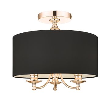 Cosmolight ABU DHABI C03480AU-BK lampa sufitowa 3x40W/E14
