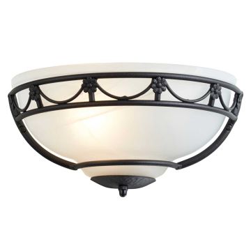 Elstead Lighting CARISBROOKE CB/WU BLACK kinkiet 1x60W/E27 