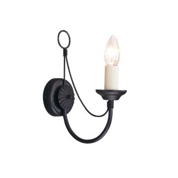 Elstead Lighting CARISBROOKE CB1 BLACK kinkiet 1x60W/E14 