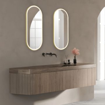 Zambelis MIRROR WITH LED 25386 lustro 18W/led 1564-1739lm 3000-4000K IP44
