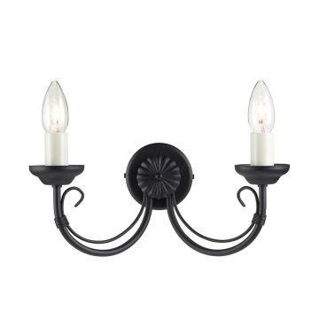 Elstead Lighting CHARTWELL CH2 BLACK kinkiet 2x60W/E14 