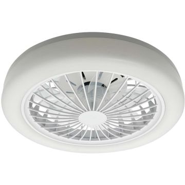Polux ZAMBIA 341310 wentylator 24W + 15W/LED 3200lm 3000K-4000K-6500K +- RGB MAGIC IP20