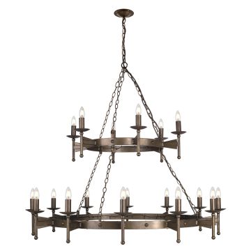 Elstead Lighting CROMWELL CW18 OLD BRZ żyrandol 18x60W/E14 