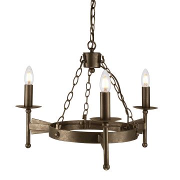 Elstead Lighting CROMWELL CW3 OLD BRZ żyrandol 3x60W/E14 