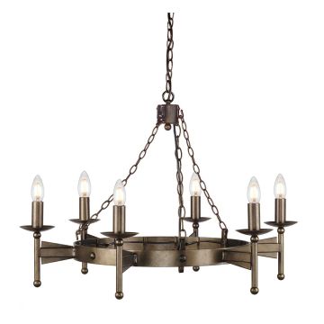 Elstead Lighting CROMWELL CW6 OLD BRZ żyrandol 6x60W/E14 