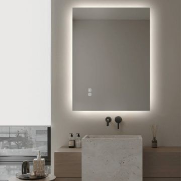 Zambelis MIRROR WITH LED 25391 lustro 20W/led 985-1062lm 3000-4000K IP44