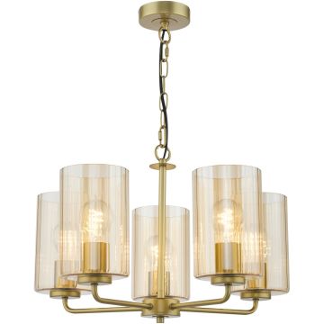 Dar Lighting Daylin DAY0535 żyrandol 5x60w/E27   ip20