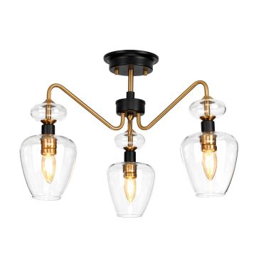 Elstead Lighting Armand DL-ARMAND-SF3-AB lampa sufitowa 3x40W/E14  