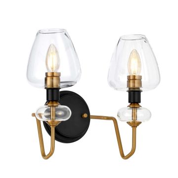 Elstead Lighting Armand DL-ARMAND2-AB kinkiet 2x40W/E14  