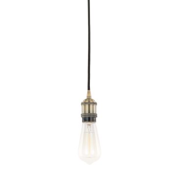 Italux CLASSO DS-M-034 ANTIQUE BRASS lampa wisząca 1x60W/E27 
