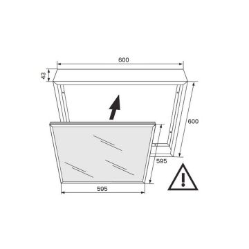 Eko-Light LED PANEL EKP9131 zestaw montażowy IP20