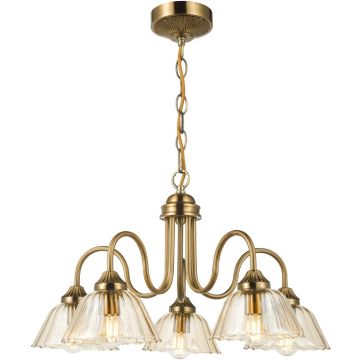 Dar Lighting Erika ERI0563 lampa wisząca 5x40w/E14   
