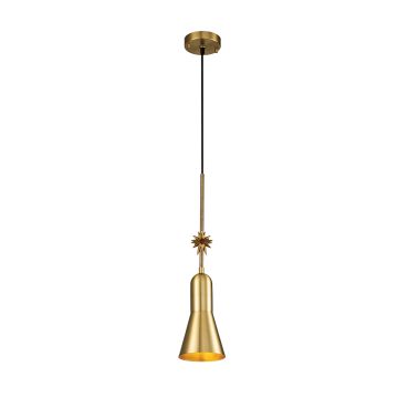 Elstead Lighting Etoile ETOILE-P-S-AB lampa wiszaca 1x60W/E27  