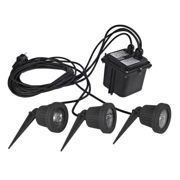 Novolux FOCUS 113B-G23X1B-02 IP68 Reflektor ogrodowy 3x50W/GU5,3/MR16