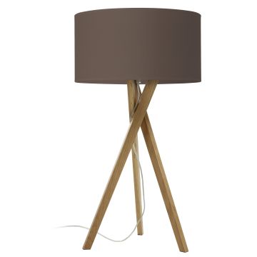 Novolux WOOD 621B-G05X1A-50 IP20 Lampka stołowa 1x60W/E27
