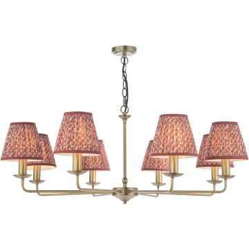 Dar Lighting Favian FAV0863-EST2625 żyrandol 8x40w/E14   