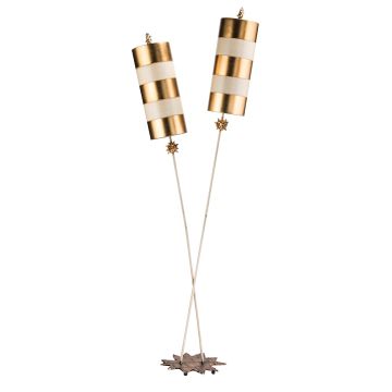 Flambeau NETTLE FB/NETTLELX-G/FL lampa podłogowa 2x60W/E27 