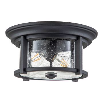 Feiss Merrill FE-MERRILL-F-BLK plafon sufitowy 2x60W/E27  IP44