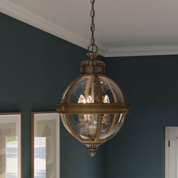 Feiss ADAMS FE/ADAMS/3P BRZ lampa wisząca 3x60W/E14 