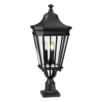 Feiss COTSWOLD LANE FE/COTSLN3/L BK zewnętrzna lampa stojąca 3x60W/E14 