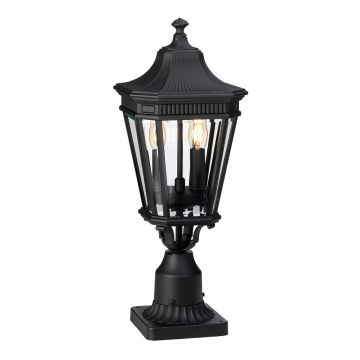 Feiss COTSWOLD LANE FE/COTSLN3/M BK zewnętrzna lampa stojąca 2x60W/E14 