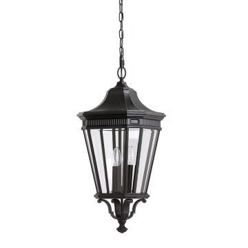 Feiss COTSWOLD LANE FE/COTSLN8/L BK lampa wisząca 3x60W/E14 