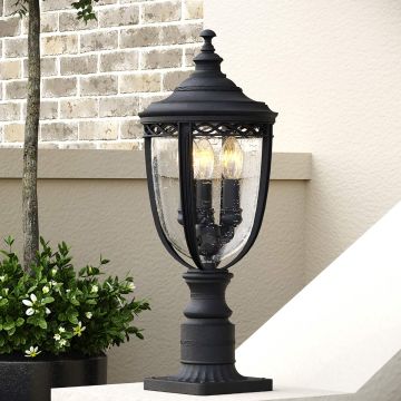 Feiss ENGLISH BRIDLE FE/EB3/M BLK zewnętrzna lampa stojąca 3x60W/E14 