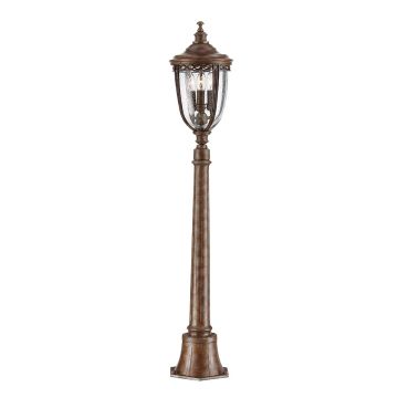 Feiss ENGLISH BRIDLE FE/EB4/M BRB zewnętrzna lampa stojąca 3x60W/E14 