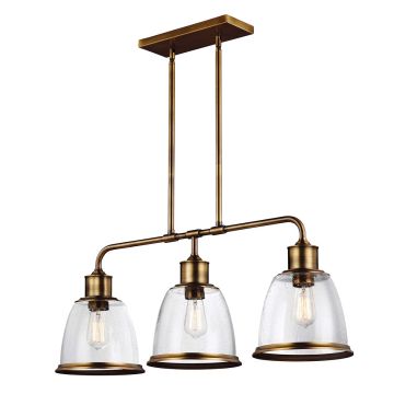 Feiss HOBSON FE/HOBSON/3P AB lampa wisząca 3x75W/E27 