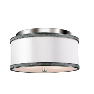 Feiss Pave FE-PAVE-F-S plafon sufitowy 2x60W/E27  