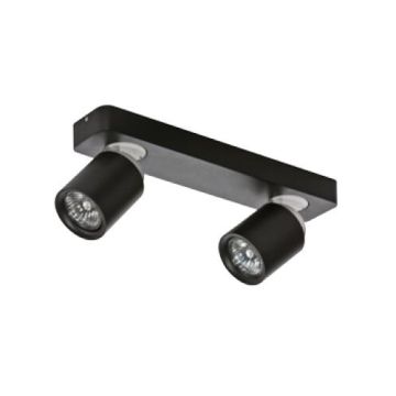 AZzardo TOMI FH31312A11_BK reflektorek ścienno-sufitowy 2x50W/GU10 