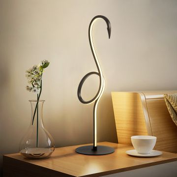Elstead Lighting Flamingo FLAMINGO-TL-BLK lampka stolowa 1x6W/LED 3000K 