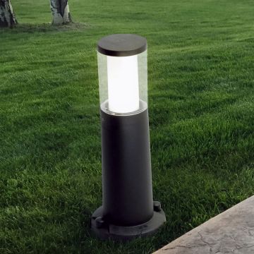 Fumagalli Carlo FMG-CARLO-MB-BLK słupek ogrodowy 1x6W/GU10 4000K-2700K IP55