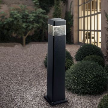 Fumagalli Ester FMG-ESTER-BLK słupek ogrodowy 1x10W/GX53 6500K-4000K-2700K IP55
