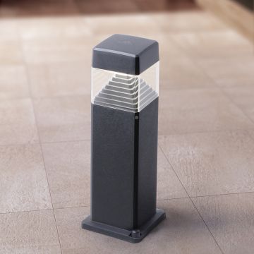 Fumagalli Ester FMG-ESTER-MB-BLK słupek ogrodowy 1x10W/GX53 6500K-4000K-2700K IP55