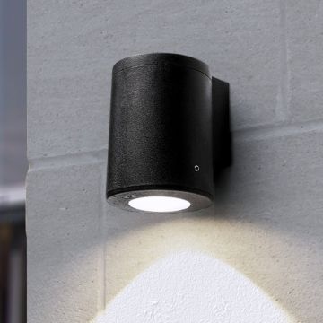 Fumagalli Franca FMG-FRANCA90-BLK kinkiet 1x6W/GU10 4000K-2700K IP55
