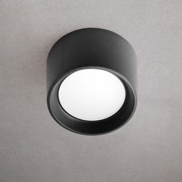 Fumagalli Livia FMG-LIVIA160-BLK downlight natykowy 1x10W/GX53 6500K-4000K-2700K IP55