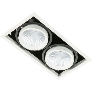 Italux VERTICO GL7108-2/2X18W 4000K WH+BL oprawa wpuszczana 2x18W/LED 4000K