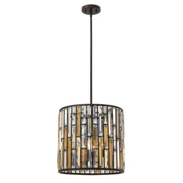 Hinkley Lighting GEMMA HK/GEMMA/P/B VBZ lampa wisząca 3x60W/E14 