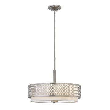 Hinkley Jules HK-JULES-3P-BN lampa wisząca 3x60W/E27  