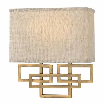 Hinkley Lighting LANZA HK/LANZA2 BR kinkiet 2x60W/E14 