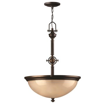 Hinkley Lighting MAYFLOWER HK/MAYFLOWER/P/C lampa wisząca 3x60W/E27 