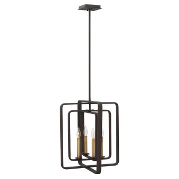 Hinkley Lighting QUENTIN HK/QUENTIN/4P/B lampa wisząca 4x60W/E14 