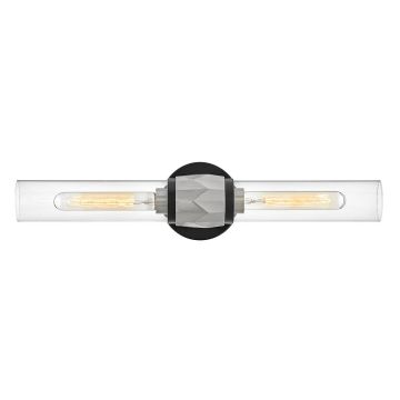 Hinkley Ellison HK-ELLISON2-BK-BN kinkiet 2x40W/E27 IP44