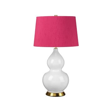 Elstead Lighting Isla ISLA-AB-TL-CRANBERRY lampka stolowa 1x60W/E27  