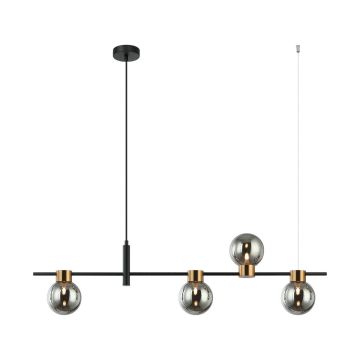 Italux Bletter  PND-5225-4-BK-SG lampa wisząca 4x25W/G9  IP20