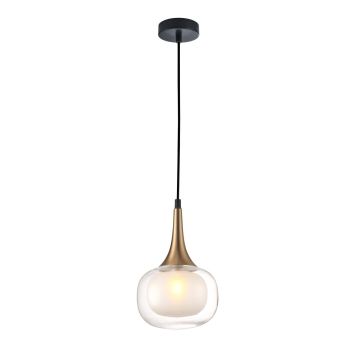 Italux Konila  PND-99709-1-BRO-CL lampa wisząca 1x10W/G9  IP20