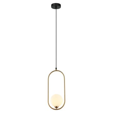Italux Lupus  PND-3965-1-BRO lampa wisząca 1x25W/G9  IP20