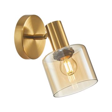 Italux Santia  WL-65342-1 BRO+AMBER kinkiet 1x40W/E27  IP20