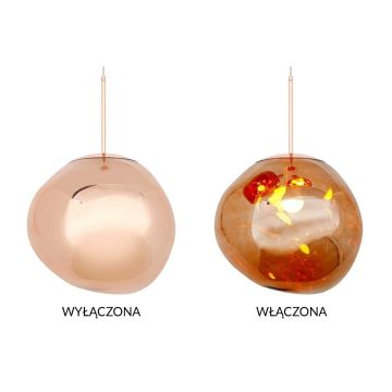 King Home FUSION JD8043-40 lampa wisząca 1x30W/E27  IP20
